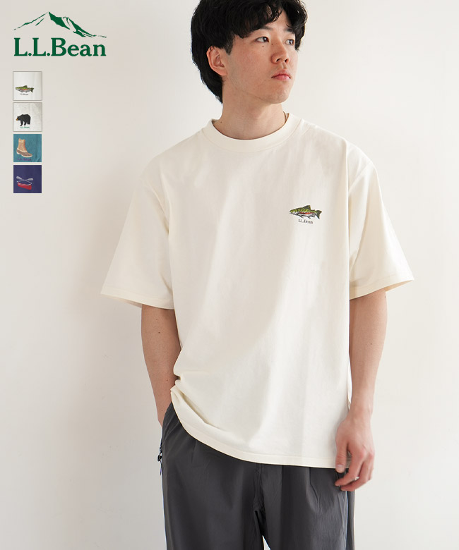L.L.Bean(エルエルビーン) Morrill Short-Sleeve Chest Graphic Tee モリル ショートスリーブ チェスト グラフィック Tシャツ メンズ トップス 半袖 プルオーバー 定番 ロングセラー[6275-4041]