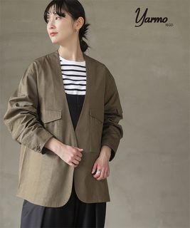 Yarmo(ヤーモ) Pocket Coverall ポケットカバーオール レディース トップス アウター ジャケット 羽織り [YAR-26SS-J30]