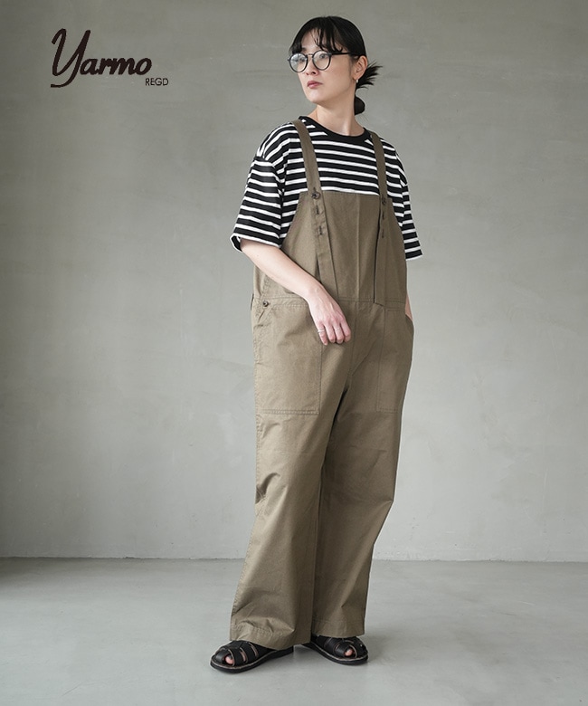 Yarmo(ヤーモ) New Bib and Brace Overall ビブアンドブレイスオーバーオール レディース ボトムス パンツ サロペット [YAR-26SS-P41]
