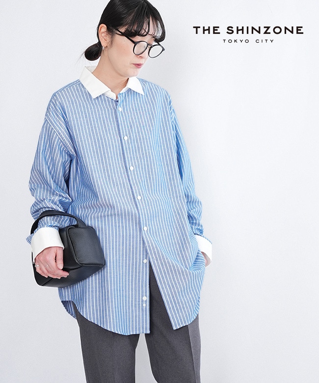 THE SHINZONE(ザ・シンゾーン)CLERIC SHIRT レディース ブラウス