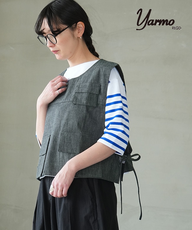 Yarmo(ヤーモ) Utility Tabard ユーティリティ タバード レディース トップス ベスト  [YAR-26SS-OP51]