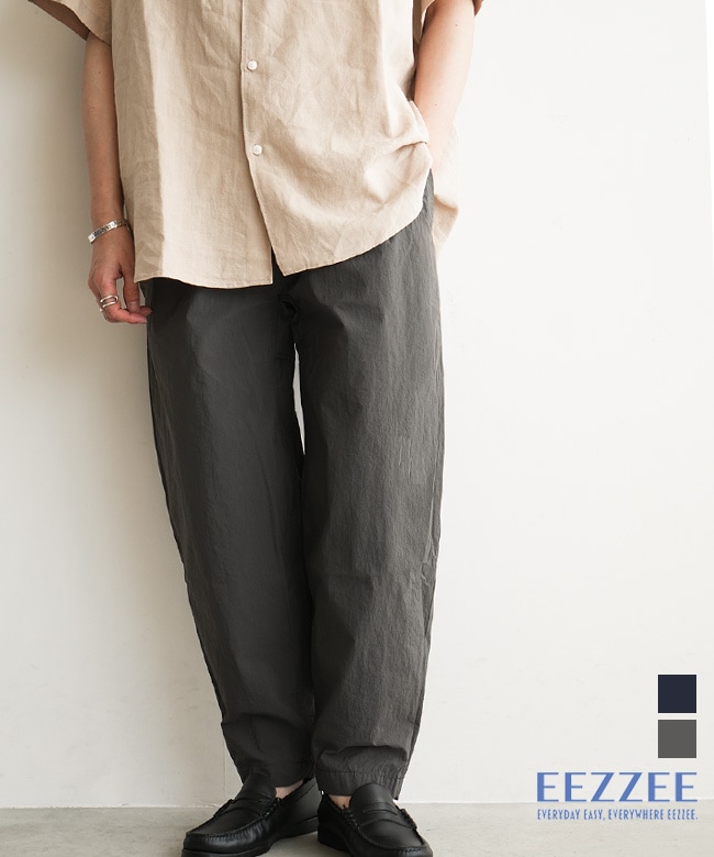 EEZZEE(イージー) EEZZEE PANTS / Swifty Nylon イージーパンツ スウィフティナイロン メンズ ボトムス ワイドパンツ テーパードパンツ ゆったり 楽[EZC11NFD26005]