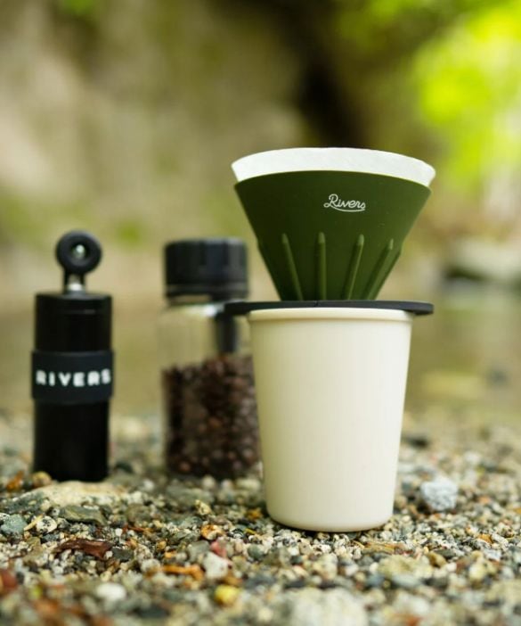【SALE 50%OFF】 / Rivers(リバーズ) / コーヒーポアオーバーセット（ケイブR／ポンドF）【ラッピング対象外】 セール [coffee-pouroverset]