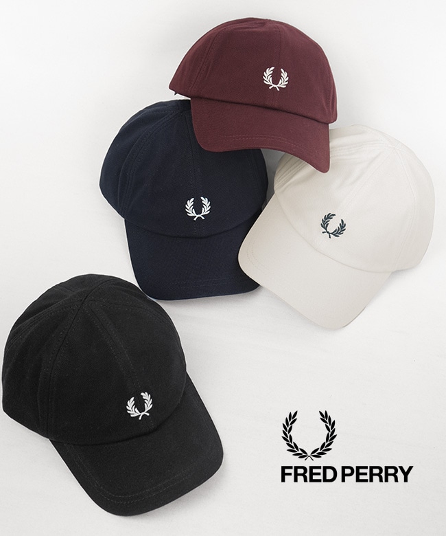 FRED PERRY(フレッドペリー) Pique Classic Cap ピケキャップ メンズ
