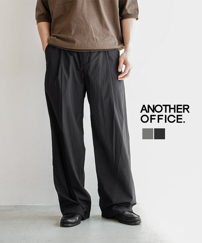 ANOTHER OFFICE(アナザーオフィス) Flow Banding Easy Pants フロウバンディングイージーパンツ メンズ ボトムス イージースラックス[AOFSPT016]