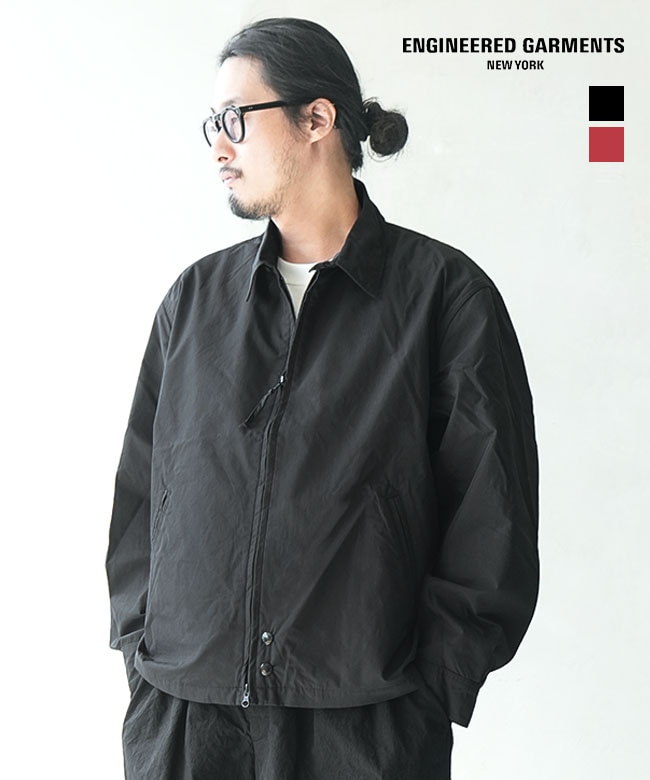 ENGINEERED GARMENTS(エンジニアド ガーメンツ) Claigton Jacket - Lt. Weight NYCO Poplin クレイトン ジャケット - ライト ウェイト ナイロン コットン ポプリン メンズ トップス ライトアウター ブルゾン スイングトップ ジャンパー [SW217]