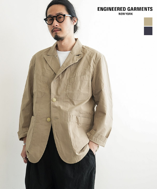 ENGINEERED GARMENTS(エンジニアド ガーメンツ) Bedford Jacket - Cotton Ripstop ベッドフォード ジャケット メンズ トップス ワークジャケット[SW205]