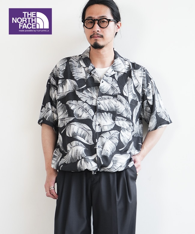 ◇THE NORTH FACE PURPLE LABEL(ザ・ノース・フェイス パープルレーベル) PPA Field Shirt メンズ トップス アロハシャツ 半袖シャツ[N26SG037]