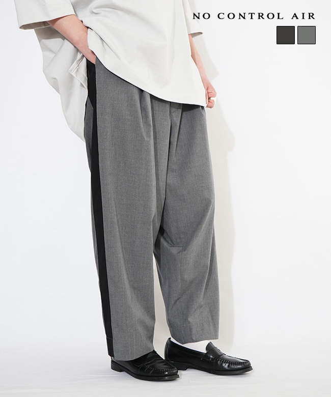 NO CONTROL AIR(ノーコンコントロールエアー) カカトレスサイドラインパンツ ボトムス ストレート [VG-NC-0313PF]