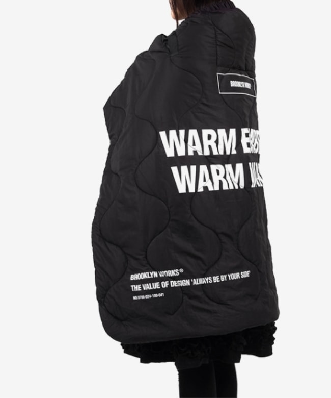 BROOKLYN WORKS(ブルックリンワークス) / WARMER SKIRT【ブランケット】【ラッピング対象外】 [0708-024-100-041]