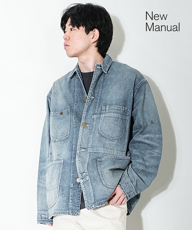 New Manual(ニューマニュアル) LE CHORE JACKET チョアジャケット メンズ アウター[2026SSJK-YY-0012]