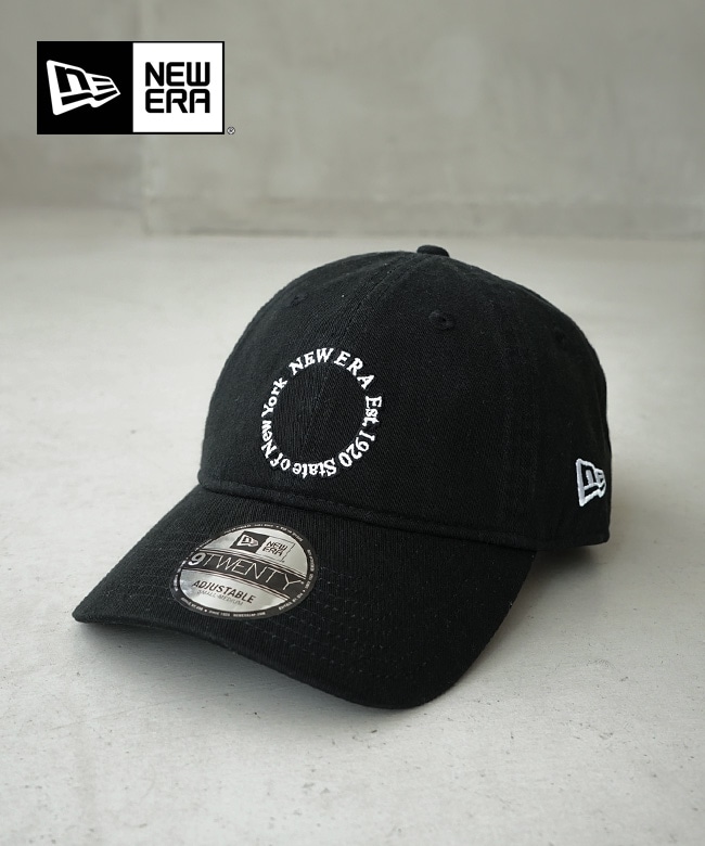 NEW ERA(ニューエラ)9TWENTY Circle LOGO CAP サークルロゴ キャップ ブラック[14745125]