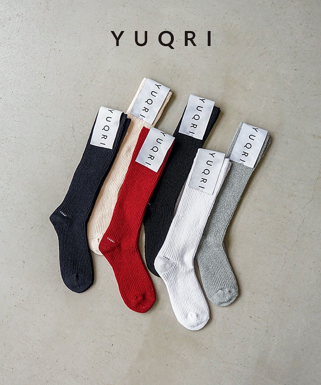 YUQRI(ユクリ) Crispy クリスピー クルーソックス 靴下 22.0 ~ 27.0cm ユニセックス レディース メンズ フリー ワンサイズ【メール便対応可】[124500733]