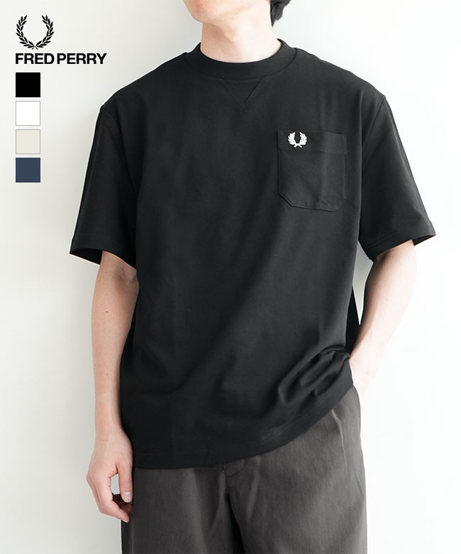 FRED PERRY(フレッドペリー) Pocket Detail T-Shirt ポケットディティールTシャツ メンズ トップス [M2408]
