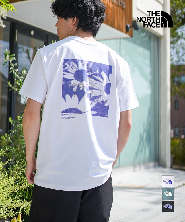 専用House on the hill S/S Tee (Flower) ◇THE NORTH FACE(ザ・ノース・フェイス) S/S ES Flower Box Logo Tee