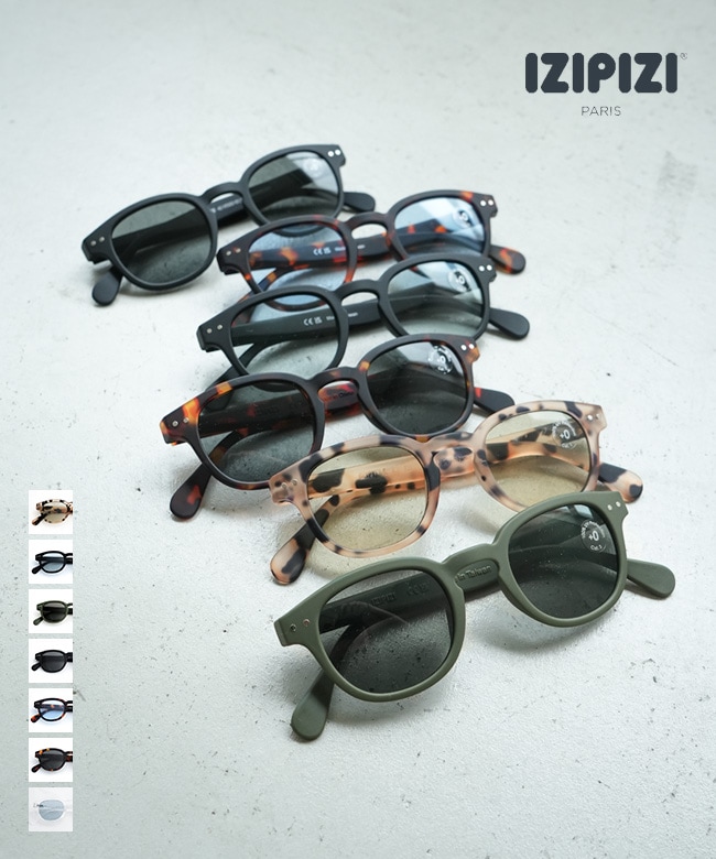 ソフトケース付属】IZIPIZI(イジピジ) SUNGLASS(サングラス)SUN #C