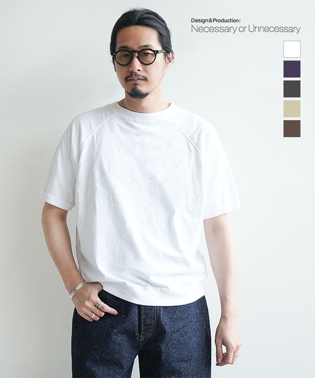 NECESSARY or UNNECESSARY(ネセサリーオアアンネセサリー) RAGLAN S/S