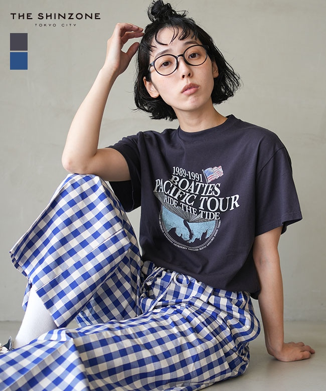 house on the hill カットソー HUIS in house］SUVIN COTTON5分袖タートルネックカットソー（ジェラー