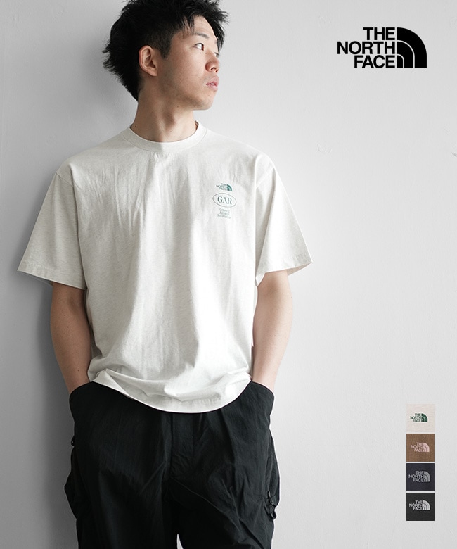 ◇THE NORTH FACE(ザ・ノース・フェイス)GAR Smaller Typographic  S/S  Tee GARスモーラータイポグラフィックショートスリーブティー（ユニセックス）【メール便対応可】 [NT32667]