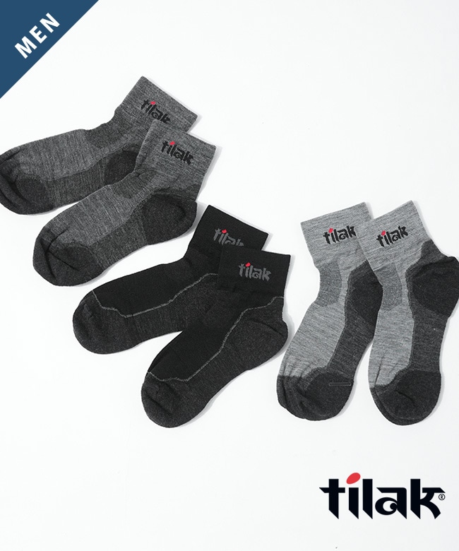 Tilak(ティラック) Tilak Socks Midソックス ミッドメンズ 男性 靴下【メール便対応可】 [26ss-80150]