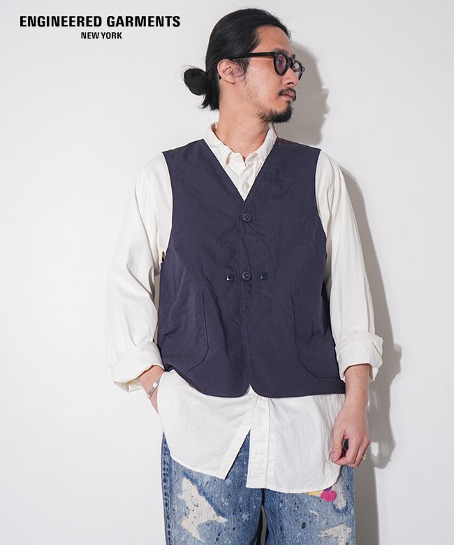 Engineered Garments Upland Vest ベスト ENGINEERED GARMENTS(エンジニアド ガーメンツ) Upland Vest - Cotton
