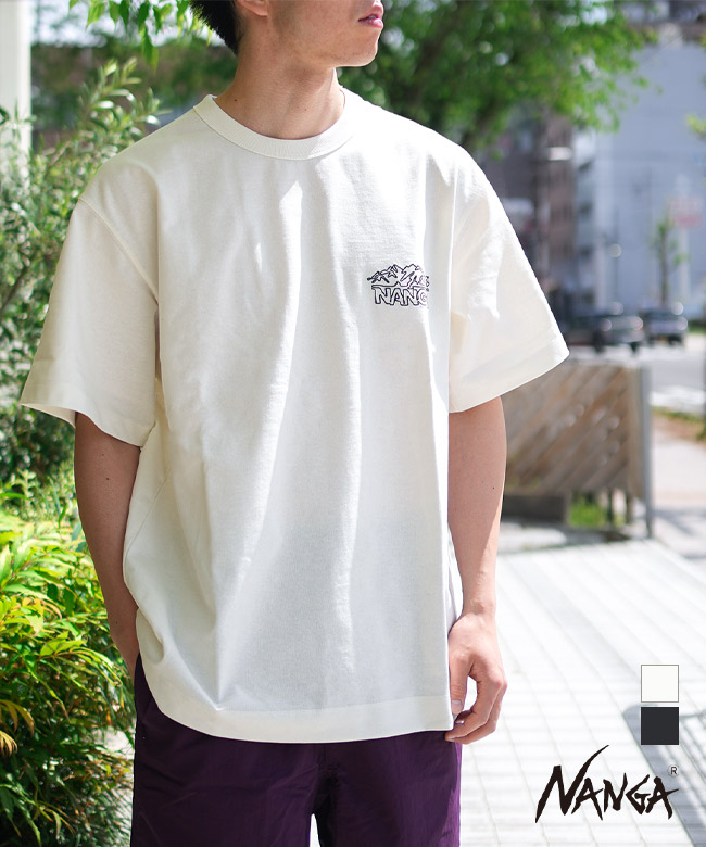 NANGA(ナンガ) ECO HYBRID LINE DRAWING TEE エコハイブリッド ラインドローイン Tシャツ メンズ トップス カットソー [N2610-1M038Z]