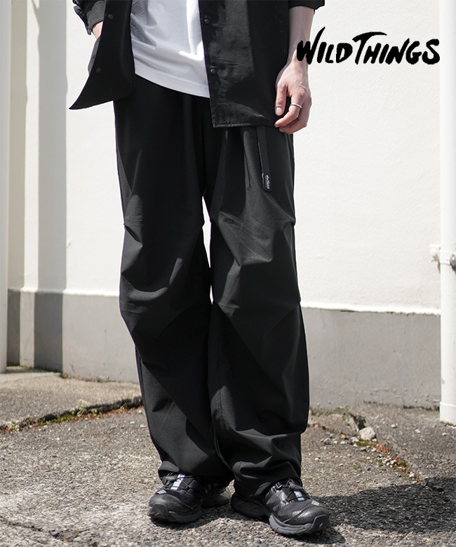 ORIMI 黒 ワイドパンツ サイズ2 ours着用 WILD THINGS(ワイルドシングス)BREATHABLE RIDE PANTS ブリーザブル