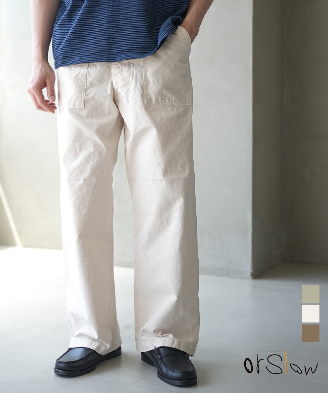 orSlow(オアスロウ) SUMMER FATIGUE PANTS サマーファティーグパンツ