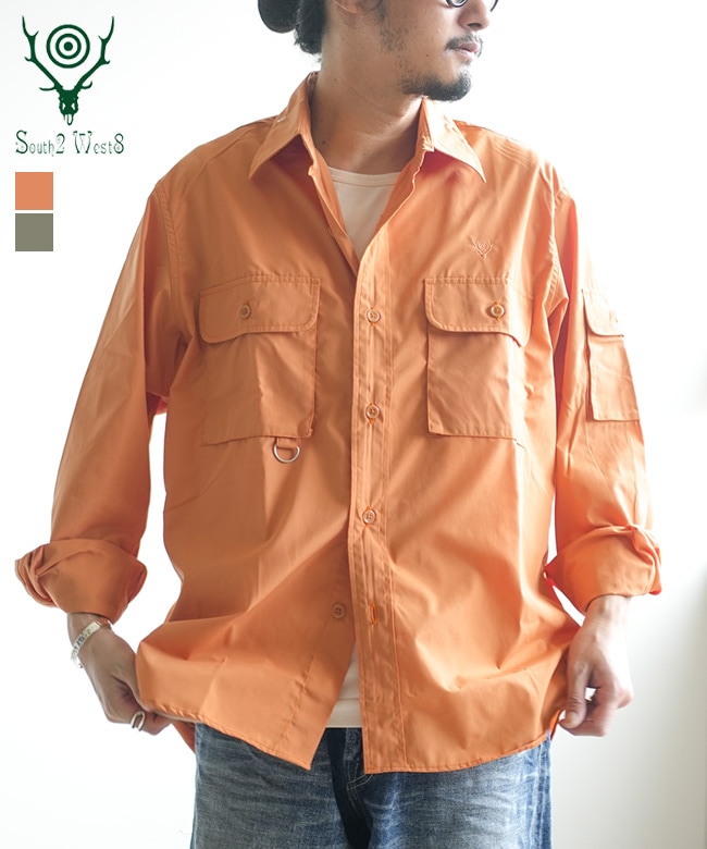 South2West8(サウスツーウエストエイト) Fishing Shirt-C/PE Broad