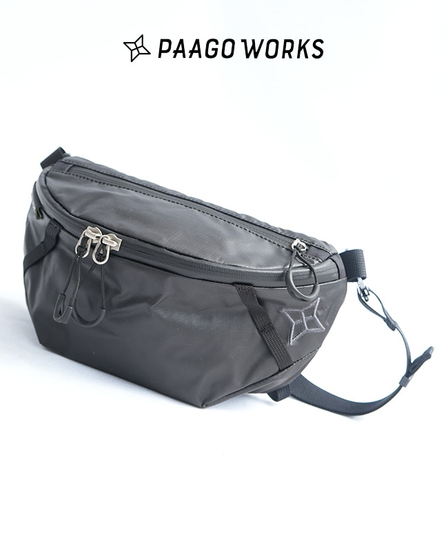 美品✨ PAAGO WORKS SWITCH M ウエストバッグ ブラック PAAGO WORKS(パーゴワークス) SWITCH M スイッチ ショルダーバッグ