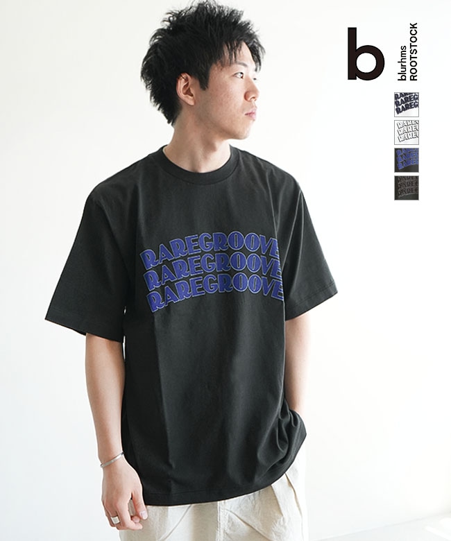 blurhms ROOTSTOCK(ブラームスルーツストック) RAREGROOVE Print Tee