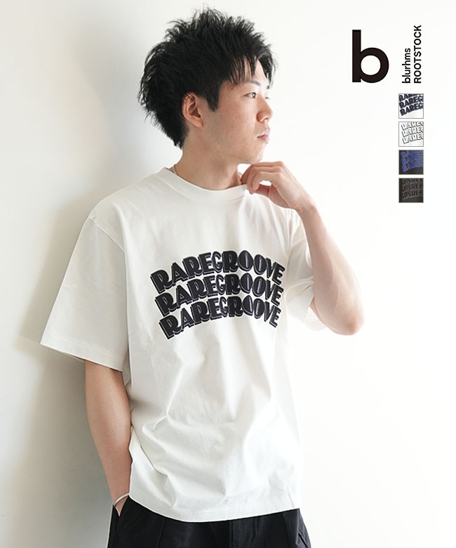blurhms ROOTSTOCK(ブラームスルーツストック) RAREGROOVE Print Tee STANDARD レアグルーヴプリントTスタンダード メンズ トップス Tシャツ [BROOTS25S33S26B]