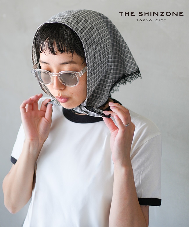 THE SHINZONE(ザ シンゾーン)DOBBY CHECKED BANDANA ドビーチェック