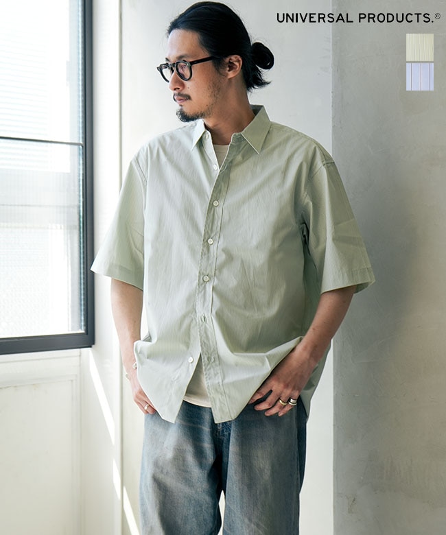 UNIVERSAL PRODUCTS.(ユニバーサルプロダクツ)S/S REGULAR SHIRTS 半袖