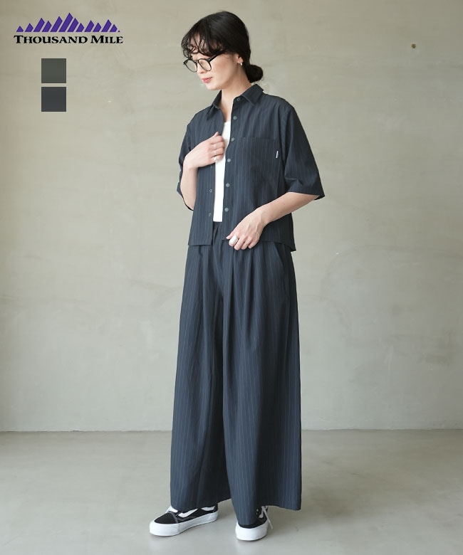 2点セット】THOUSAND MILE(サウザンドマイル) SHORT SLEEVE SHIRT