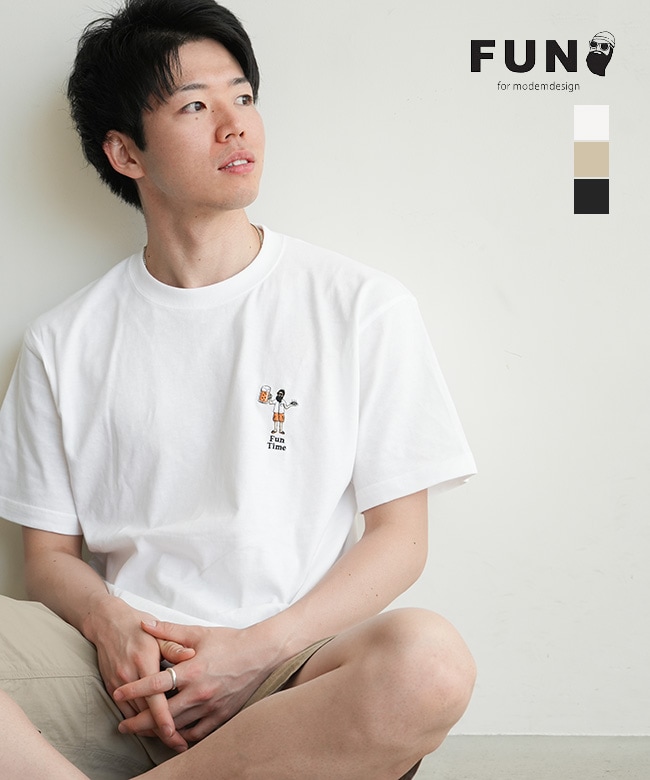 modem design/FUN(モデムデザイン/ファン)Beer & Gyoza S/S TEE