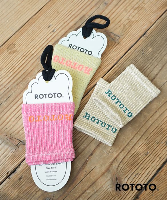 ROTOTO(ロトト) HEMP CUSHION FOOT BAND ヘンプクッション フットバンド/靴下【メール便対応可】 [R1596]