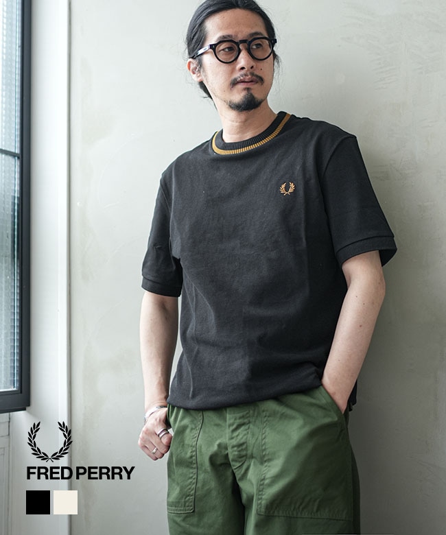 FRED PERRY(フレッドペリー) CREW NECK PIQUE T-SHIRT クルーネックピケTシャツ メンズ トップス 半袖 [M7]