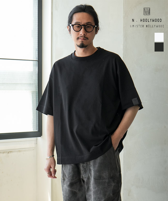 N.HOOLYWOOD (エヌハリウッド) CREW NECK T-SHIRT クルーネック Tシャツ メンズ トップス カットソー クルーネック 無地 [2261-CS58-020peg]