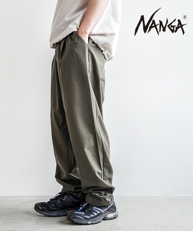 WATARU TOMINAGA タックパンツ NANGA(ナンガ) DotAir COMFY TUCK TAPERED PANTS ドットエア