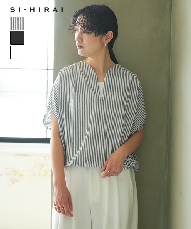 SI-HIRAI(スーヒライ)BUTTERFLY BLOUSE バタフライブラウス レディース