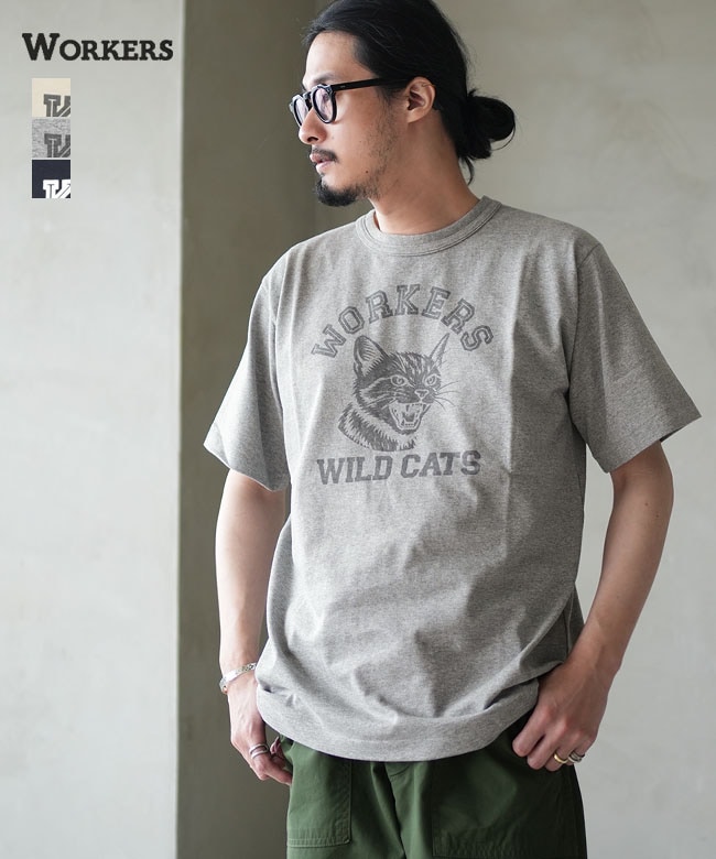 WORKERS(ワーカーズ) WILD CAT T ワイルドキャットT 半袖 Tシャツ