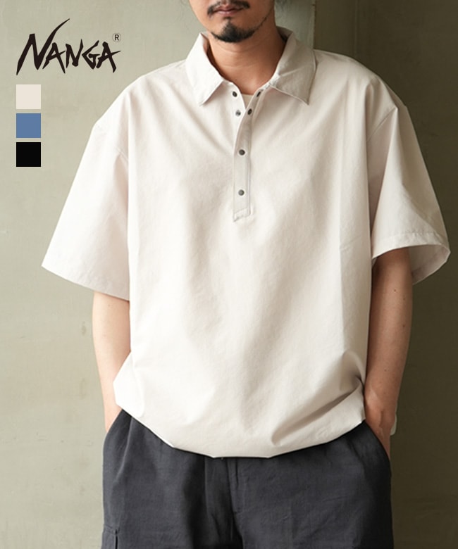 NANGA(ナンガ) DotAir COMFY POLO SHIRT ドットエアコンフィー