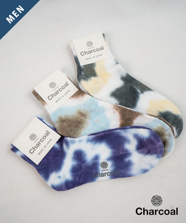 ORIGINAL Charcoal(オリジナルチャコール) B Slub Mix Anklet N/Dye アンクレットソックス 靴下【メール便対応可】 [26-22-4-008]