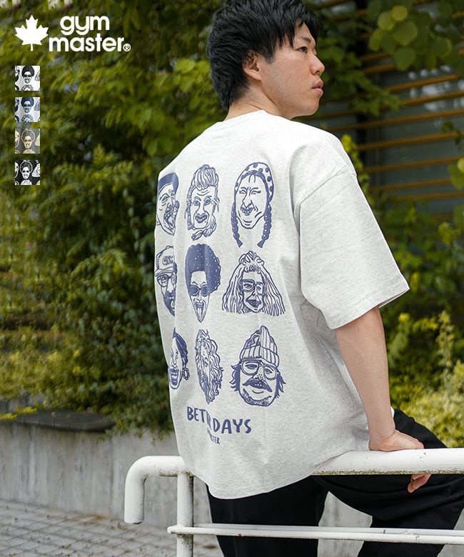 gym master(ジムマスター)7.4oz BETTER DAYSビッグTEE メンズ Tシャツ 半袖 クルーネック トップス カットソー プリント グラフィック [G721710]