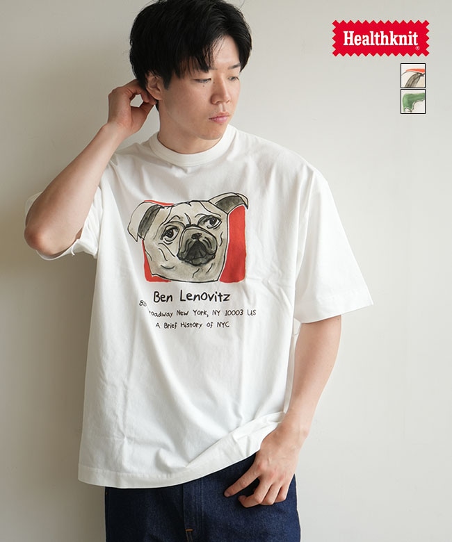 Healthknit(ヘルスニット) Ben Lenovitz S/S TEE ベンレノビッツ