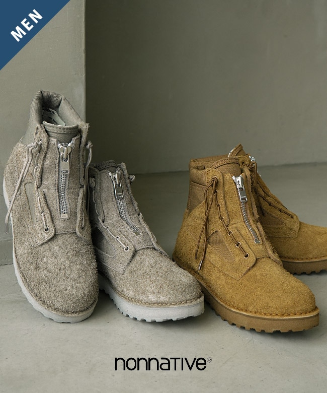 替え紐付き】nonnative(ノンネイティブ) TROOPER LACE UP BOOTS COW