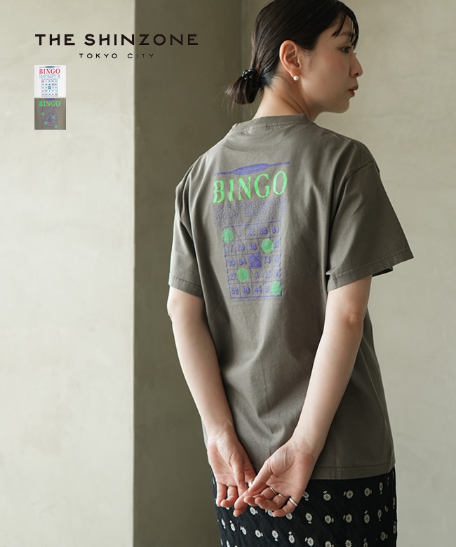 THE SHINZONE(ザ シンゾーン) BINGO TEE ビンゴTシャツ レディース