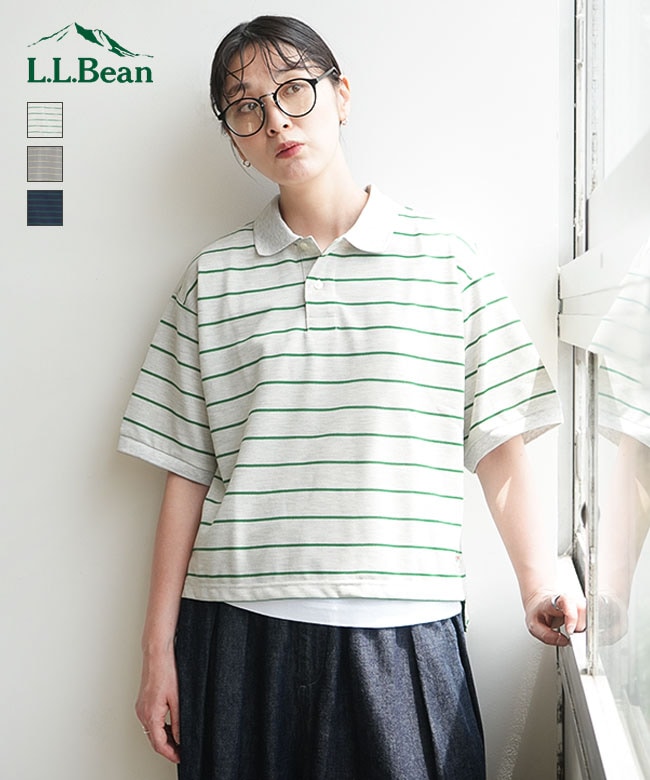 L.L.Bean(エルエルビーン) Troy short-Sleeve Polo トロイショートスリーブポロシャツ レディース トップス [6275-4138]