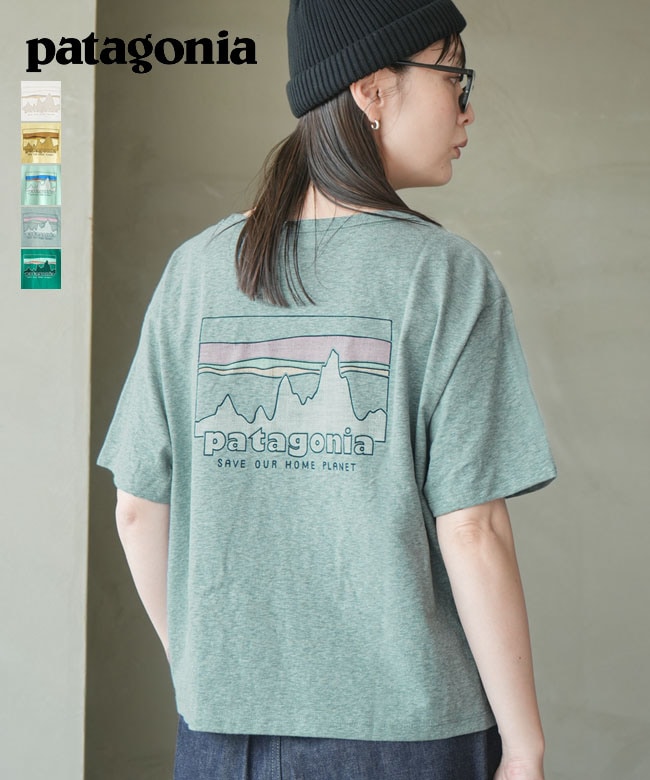 初期 LGB ボタンカットソー 国内正規販売店】 Patagonia(パタゴニア) W'S '73 SKYLINE EASY CUT